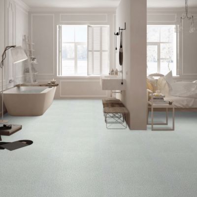 Sol Vinyle Carrelage mosaïque - Bleu - 2m x 5m