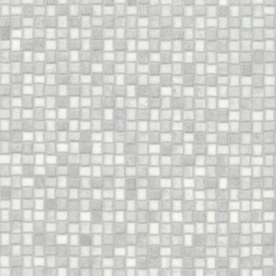 Sol Vinyle Carrelage mosaïque - Gris - 4m x 8m