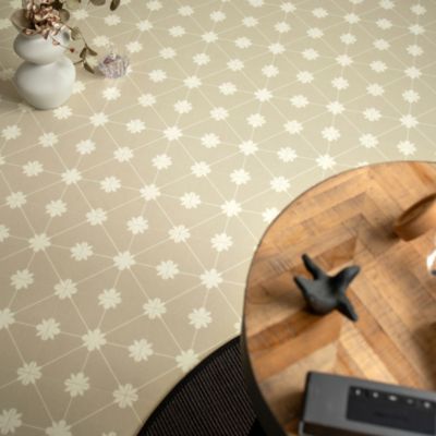 Sol vinyle District NY Aspect carreaux Beige - 2m x 23m