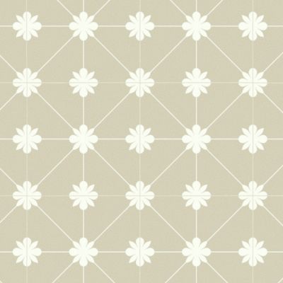 Sol vinyle District NY Aspect carreaux Beige - 3m x 2m