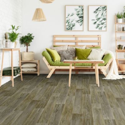 Sol vinyle effet parquet chêne scandinave vieilli - 2m x 27m