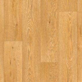 Sol Vinyle First - Effet parquet chêne traditionnel - Rouleau de 2m x 19m