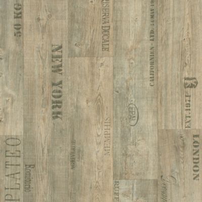 Sol Vinyle Imitation parquet marqué - 4m x 9m