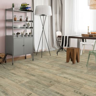 Sol Vinyle Imitation parquet marqué - 4m x 9m