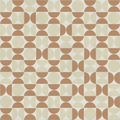 Sol Vinyle Mood Bauhaus - Terracotta - 4m x 8m
