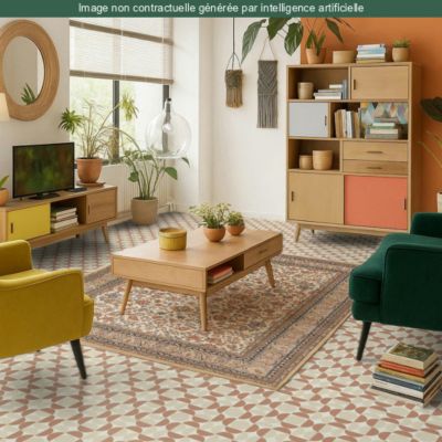 Sol Vinyle Mood Bauhaus - Terracotta - 4m x 8m