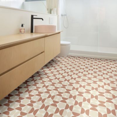 Sol Vinyle Mood Bauhaus - Terracotta - 4m x 8m