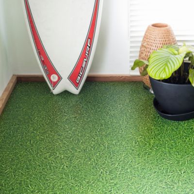 Sol Vinyle Nature - imitation Gazon - 4m x 6m