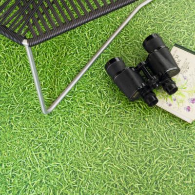 Sol Vinyle Nature - imitation Gazon - 4m x 6m