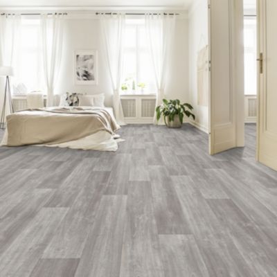 Sol vinyle rouleau Booster Hudson effet bois pearl L.4m Gerflor