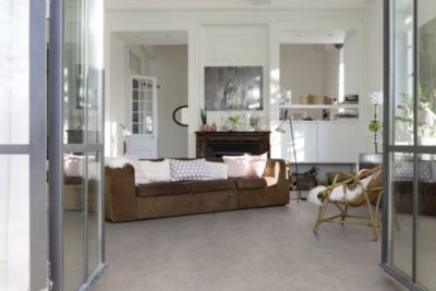 Sol vinyle rouleau Booster Madras effet béton storm L.4m Gerflor
