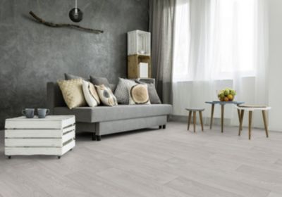 Sol vinyle rouleau primetex newport blanc L.4m Gerflor