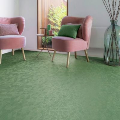 Sol Vinyle Tactile - Fusion organique - Vert - Rouleau de 3m x 15m