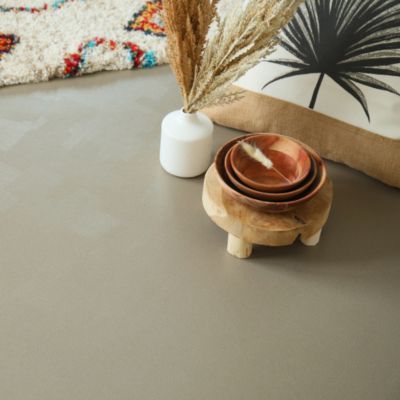 Sol Vinyle Tactile - Jeu de formes géométriques - Beige - Rouleau de 4m x 14m