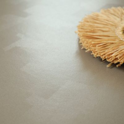 Sol Vinyle Tactile - Jeu de formes géométriques - Beige - Rouleau de 4m x 14m