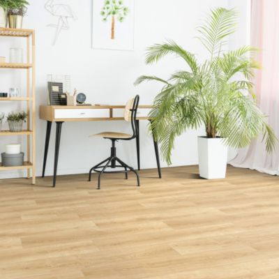 Sol Vinyle Textile - Imitation parquet naturel - 4m x 9m