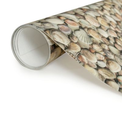 Sol vinyle Textile relief - Imprimé coquillages - 2m x 5m