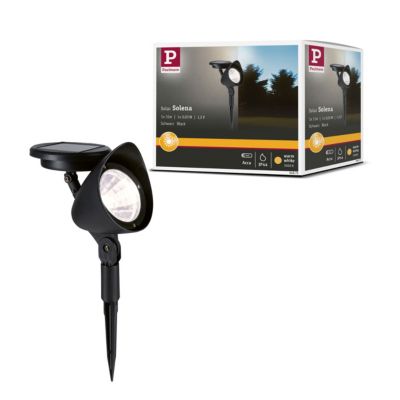 Solar Spot LED Solena IP44 3000K 2lm Noir