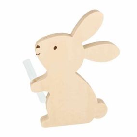 Soliflore en bois 18 x 24 x 2,5 cm - Lapin