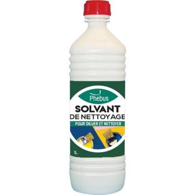 Solvant de nettoyage pour diluer et nettoyer 1L Phebus