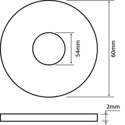 Somatherm For You - 1 Joint de Culot de Siphon 60x54x2