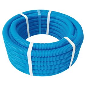 Somatherm For You - Couronne de tube PER gainé bleu diam 12 - longueur 15m