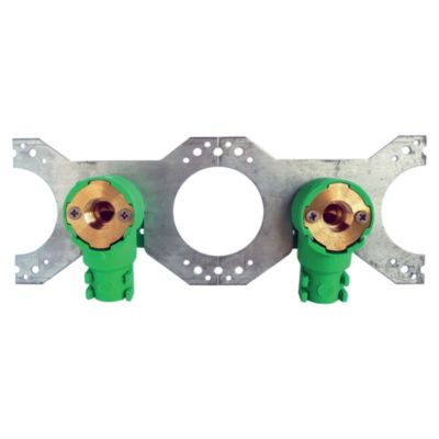 Somatherm For You - Kit d'encastrement double avec sorties de cloison pour tube PER de D16 - F15/21