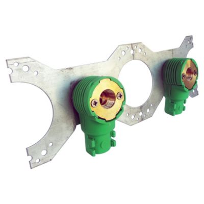 Somatherm For You - Kit d'encastrement double avec sorties de cloison pour tube PER de D16 - F15/21
