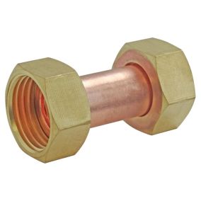 Somatherm For You - Raccord 2 Ecrous laiton douille cuivre 20x27 15x21