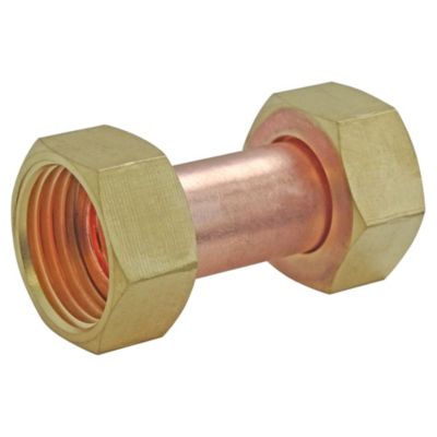 Somatherm For You - Raccord 2 Ecrous laiton douille cuivre 20x27 20x27