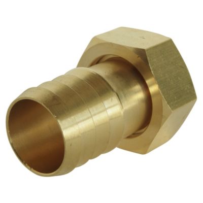 Somatherm For You - Raccord cannelé droit - Ecrou tournant 3/8  pour tuyau d'arrosage diam 12mm