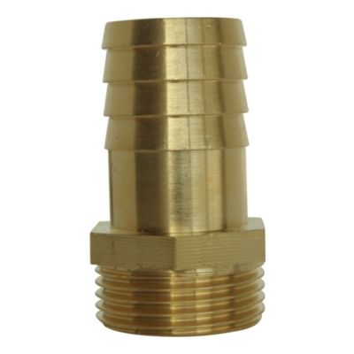 Somatherm For You - Raccord cannelé droit - Mâle 1  pour tuyau d'arrosage diam 25mm