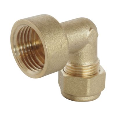 Somatherm For You - Raccord à compression - femelle coudé 15/21 - PER diam 12