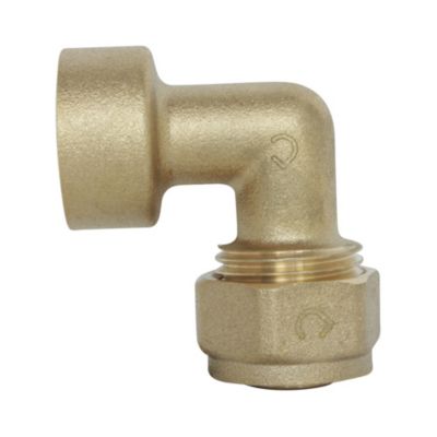 Somatherm For You - Raccord à compression - femelle coudé 15/21 - PER diam 12
