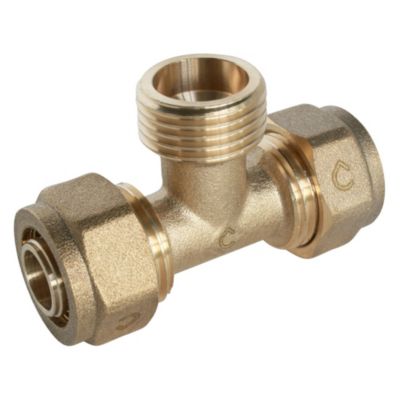 Somatherm For You - Raccord à compression - male au centre 15/21 - PER diam 16