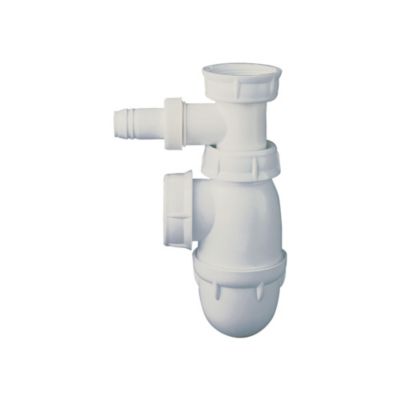 Somatherm For You - Siphon évier réglable avec prise pour mâchine à laver diam 40/49 - NF