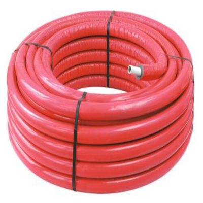 Somatherm For You - Tube multicouche D16 isolé rouge en couronne 50m - Isolant 8mm