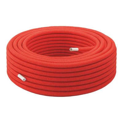 Somatherm For You - Tube multicouche gainé rouge D20 en couronne de 50 mètres