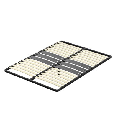 Sommier 160x200 cm, 2x15 lattes, lit avec sommier à lattes, sans pieds