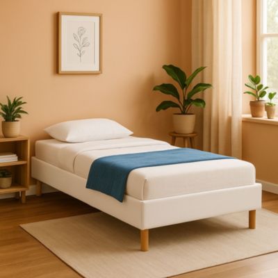 Sommier 80x190 - 18 cm - Compatible avec Tous Matelas - Confort Optimal - Montage Rapide et Facile - 13 Lattes - ADRIEN BLANC