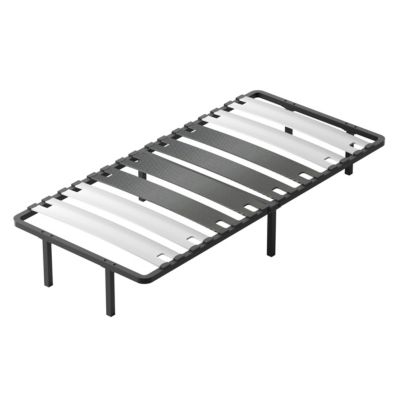Sommier 90x190 cm, 6 Pieds Durable, Sommier à Lattes pour Adulte