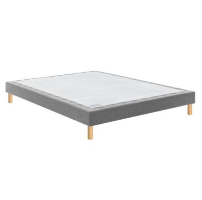 Sommier Bultex CONFORT MEDIUM MEDIANO 80x200 Jersey Gris foncé Lattes