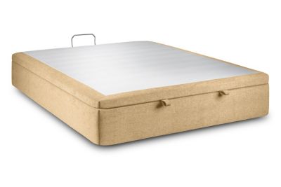 Sommier Coffre Tissu - Sommier moderne en bois massif