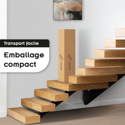 Sommier Ergonomique à Lattes Larges En Bouleau 180x200 Cm Sans Pieds