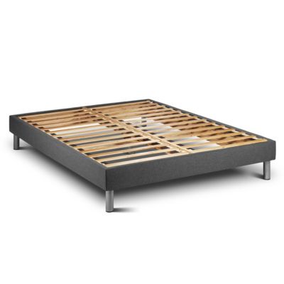 Sommier KIT VITAL'SOM Gris 160 x 200 cm