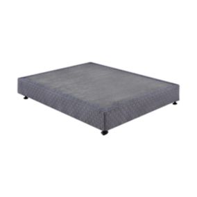 Sommier tapissier 140 x 190 cm - Gris anthracite - UNIVERSEL de DREAMEA PLAY