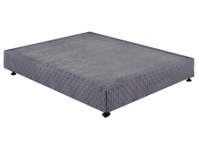 Sommier tapissier 140 x 190 cm - Gris anthracite - UNIVERSEL de DREAMEA PLAY