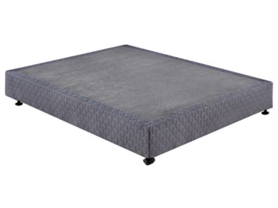Sommier tapissier 160 x 200 cm - Gris anthracite - UNIVERSEL de YSMÉE