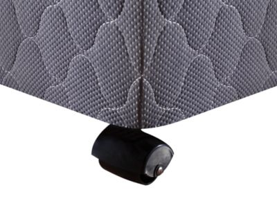 Sommier tapissier 160 x 200 cm - Gris anthracite - UNIVERSEL de YSMÉE