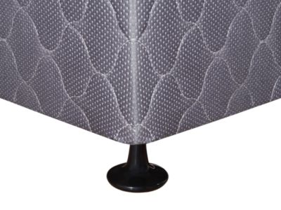Sommier tapissier 160 x 200 cm - Gris anthracite - UNIVERSEL de YSMÉE